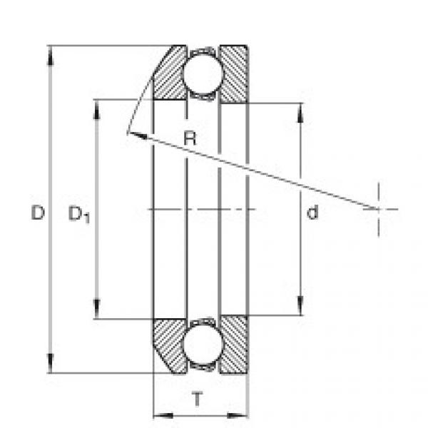 FAG Axial deep groove ball bearings - 4123 #1 image