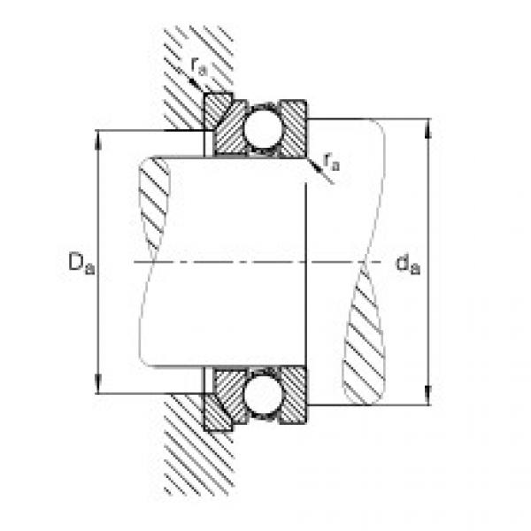 FAG Axial deep groove ball bearings - 53236-MP + U236 #3 image