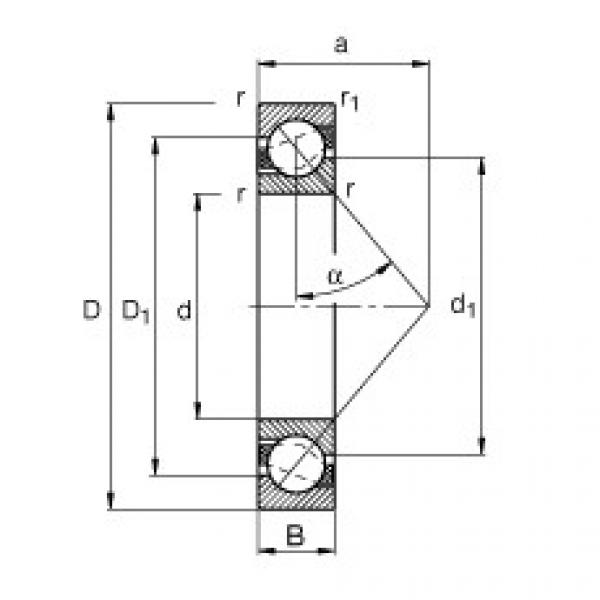 FAG Angular contact ball bearings - 7226-B-XL-MP #1 image
