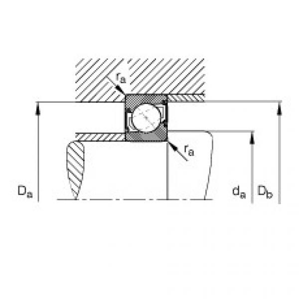 FAG Angular contact ball bearings - 7004-B-XL-2RS-TVP #2 image