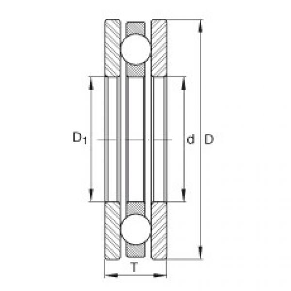 FAG Axial deep groove ball bearings - 4447 #1 image