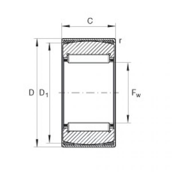 FAG Aligning needle roller bearings - RPNA40/55-XL #1 image