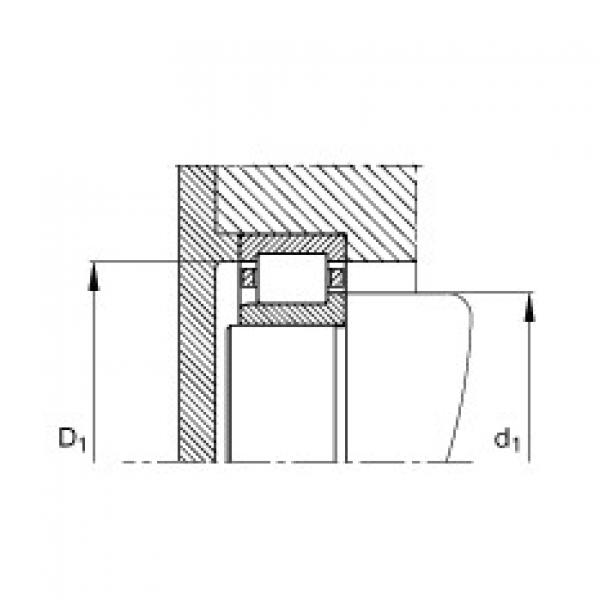 FAG Cylindrical roller bearings - NJ2228-E-XL-M1 #3 image