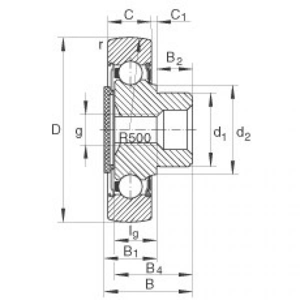 FAG Stud type track rollers - ZL203-DRS #1 image