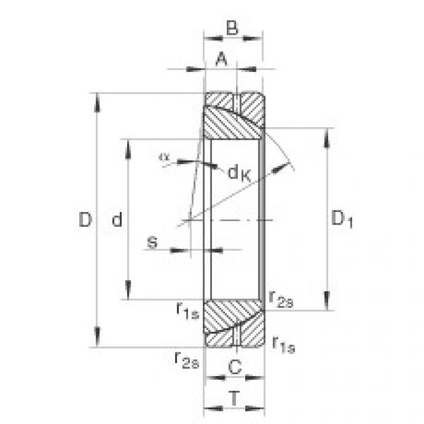 FAG Angular contact spherical plain bearings - GE55-SX #1 image