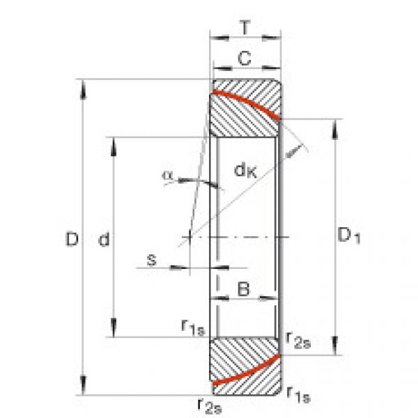 FAG Angular contact spherical plain bearings - GE25-SW #1 image