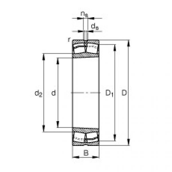 FAG Spherical roller bearings - 22309-E1-XL-K #1 image