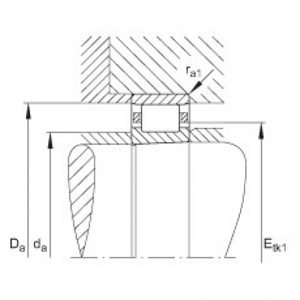 FAG Cylindrical roller bearings - N1052-K-M1-SP #2 image