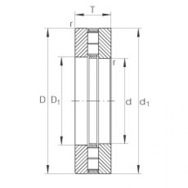 FAG Axial cylindrical roller bearings - 89326-M #1 image