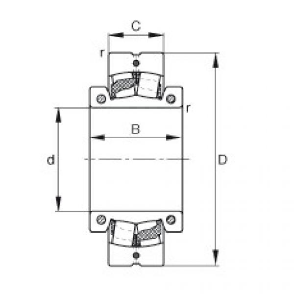 FAG Spherical roller bearings - 222S.515 #1 image