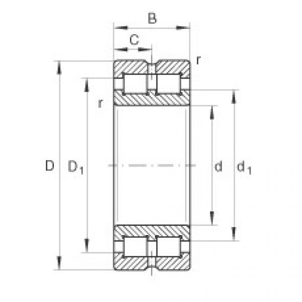 FAG Cylindrical roller bearings - SL014932 #1 image