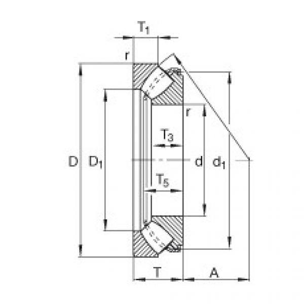 FAG Axial spherical roller bearings - 29428-E1-XL #1 image