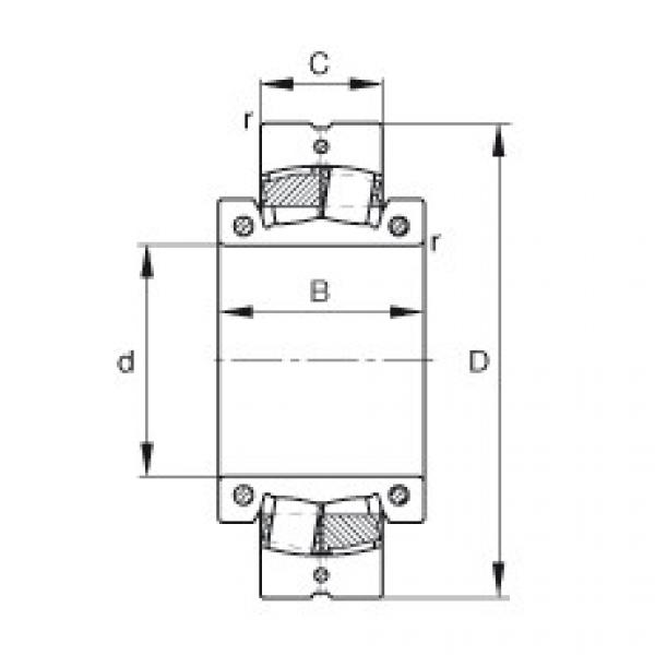 FAG Spherical roller bearings - 230SM260-MA #1 image