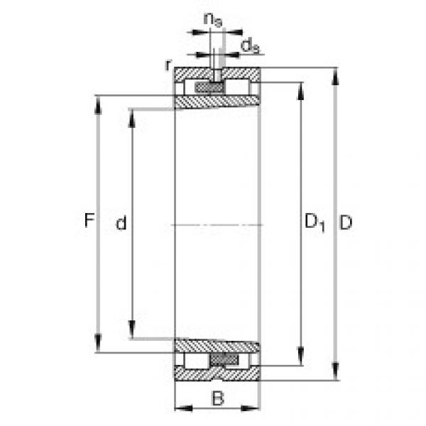 FAG Cylindrical roller bearings - NNU4921-S-K-M-SP #1 image