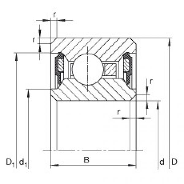 FAG Thin section bearings - CSCU065-2RS #1 image