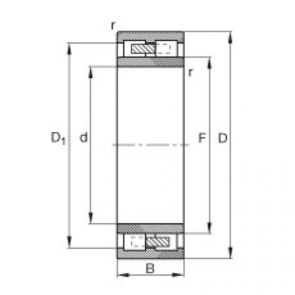 FAG Cylindrical roller bearings - NNU4128-M #1 image