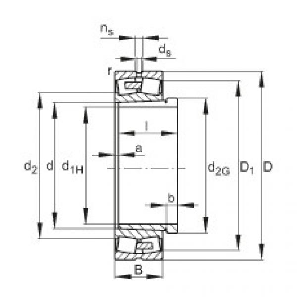 FAG Spherical roller bearings - 23068-BEA-XL-K-MB1 + AH3068G-H #1 image