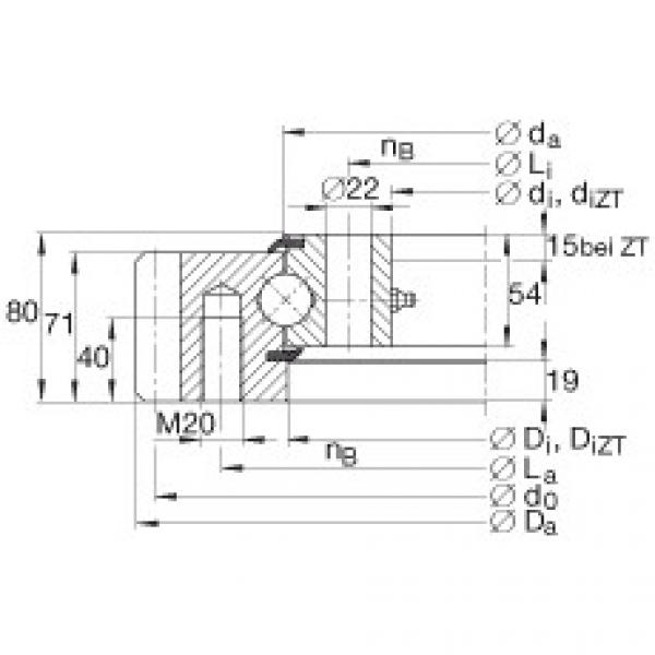 FAG Four point contact bearings - VSA250955-N #1 image