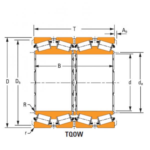 48680dgw 48620 Four-row tapered roller Bearings #2 image