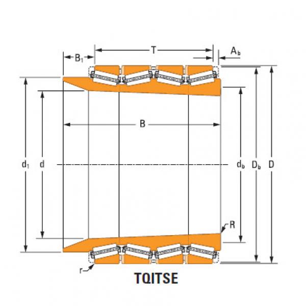 Bearing lm742730T lm742714d double cup #1 image