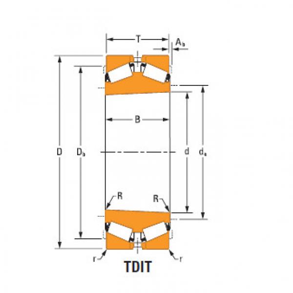 BR 67390Td 67320 Double-row tapered roller Bearings #2 image