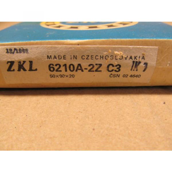 1  ZKL 6210A-2Z-C3 6210A2ZC3 6210A-2Z/C3 BEARING #3 image