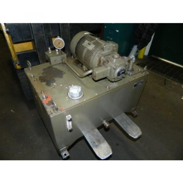 Nachi 2 HP Hydraulic Unit Nachi Vane Pump VDR-1B-1A2-U21  2 Used Warranty #1 image