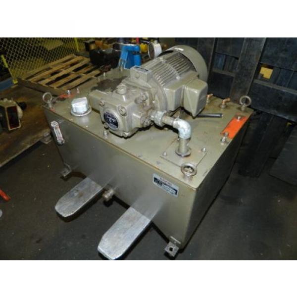Nachi 2 HP Hydraulic Unit Nachi Vane Pump VDR-1B-1A2-U21  2 Used Warranty #2 image