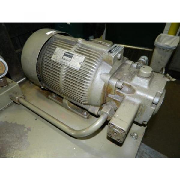 Nachi 2 HP Hydraulic Unit Nachi Vane Pump VDR-1B-1A2-U21  2 Used Warranty #4 image