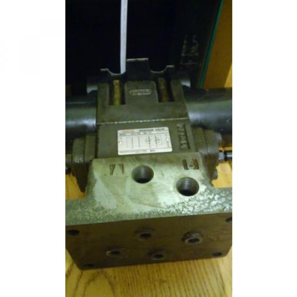 Northman SWH-G03-C6-R120-10 Hydraulic Solenoid Valve W/Nachi Modular Valve #5 image