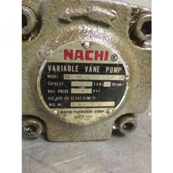 NACHI VARIABLE VANE PUMP VD R-1B-2A3-E22_VDR-1B-2A3-E22_VDR1B2A3E22 #2 image