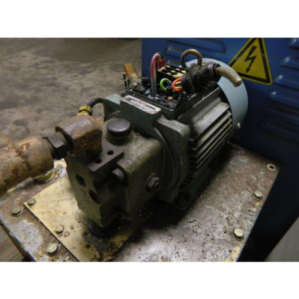 Nachi 2 HP 1.5 kW Hydraulic Unit 220V Nachi Pump UVN-1A-1A3-15-4-Q17-6063A #5 image