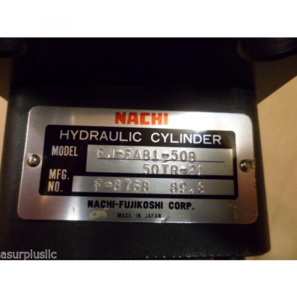 NACHI HYDRAULIC CYLINDER FJ-FAB1-50B-50TR-21 50mm BORE 50mm STROKE #3 image