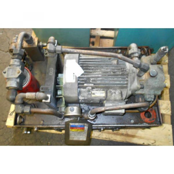 Nachi 3 HP 2.2kW Complete Hyd. Unit w/ Tank # S-4432 1 Used WARRANTY #2 image