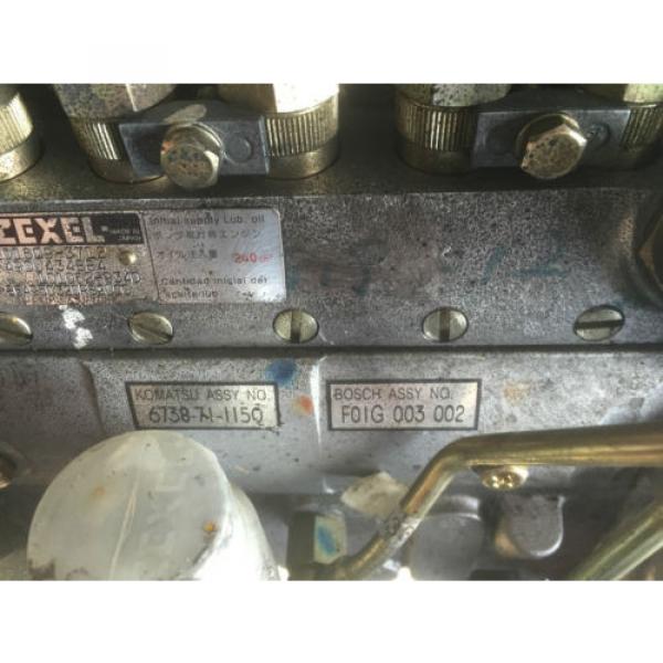 Komatsu WA320-5 Used Zexel Diesel Injection Pump 101609-3712 For Engine SAA6D102 #3 image