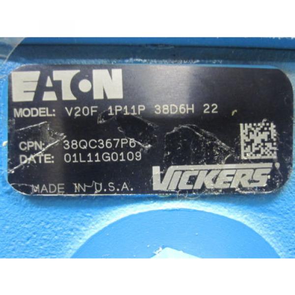 EATON VICKERS POWER STEERING PUMP # V20F-1P11P-38D6H-22 #3 image