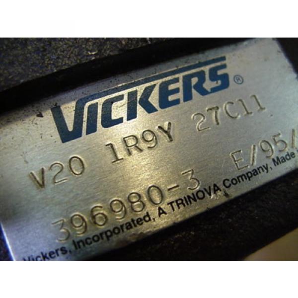 Eaton Vickers hydraulic vane pump V201R9Y27C11 396980-3 tang frive #2 image