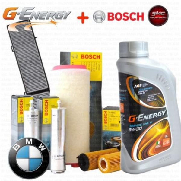 INSPEKTIONSKIT ÖL G-ENERGY 5W30 8LT 4 FILTER BOSCH BMW 5 E60 530D 173 KW #1 image