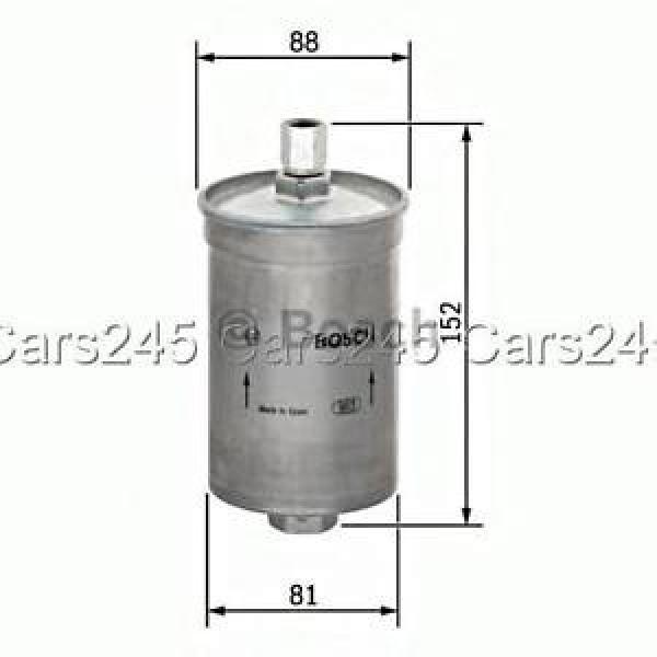BOSCH Fuel Filter Petrol Injection Fits FORD SAAB VOLVO VW 1.1-5.0L 1977-2000 #1 image