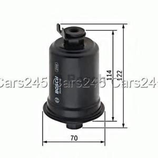 BOSCH Fuel Filter Petrol Injection Fits TOYOTA Corolla E9 1.3-1.6L 1987-1993 #1 image