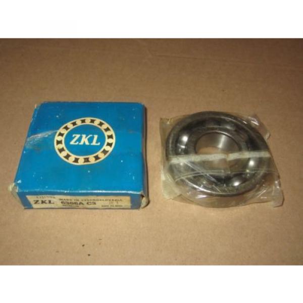 ZKL 6306A C3 Deep Groove Ball Bearing 30mm x 72mm x 19mm #1 image