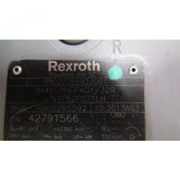 REXROTH R902205592/001 AA4VG90/32 AXIAL PISTON VARIABLE HYDRAULIC PUMP #4 image