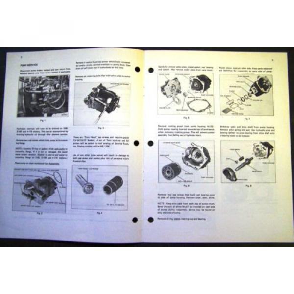 white Field Boss Tractors PVE19 Axial Piston Hydraulic Pump Service Instructions #2 image