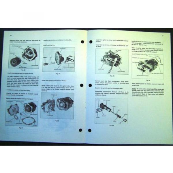 white Field Boss Tractors PVE19 Axial Piston Hydraulic Pump Service Instructions #4 image