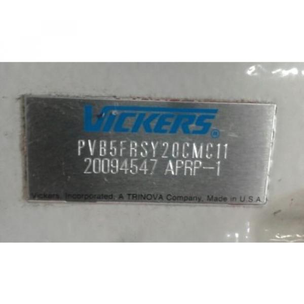 Vickers axial piston pump PVB5FRSY20GMC11 toshiba motor JEC-2137-2000 #3 image