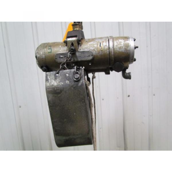 Gardner Denver Cooper 300LB Air Pneumatic Chain Hoist 14&#039;6&#034;Lift Axial Piston #3 image