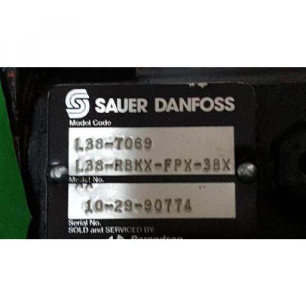 Sauer Danfoss Hydraulic Variable Piston Pump L38 Model  L38-7069 #4 image