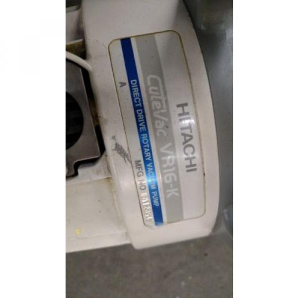Hitachi Cutevac VR16-K Direct Drive Rotary Vacuum Pump #2 image