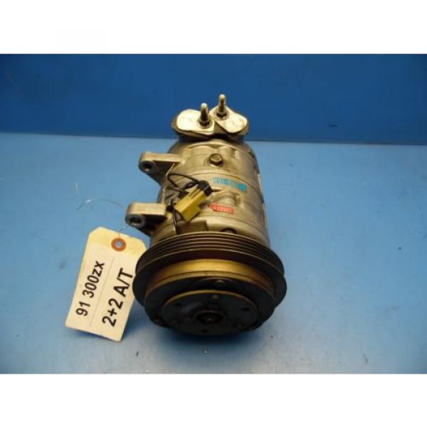86-91 Mazda Rx7 FC OEM A/C ac compressor pump with clutch HITACHI # 92600 30P11 #1 image