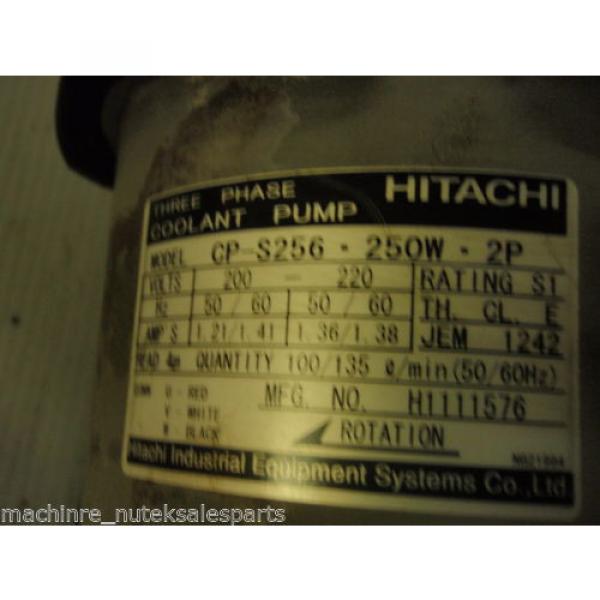 HITACHI 3 Phase Coolant Pump CP-S256-250W-2P_CPS256_CP-S256_CPS256250W2P #5 image